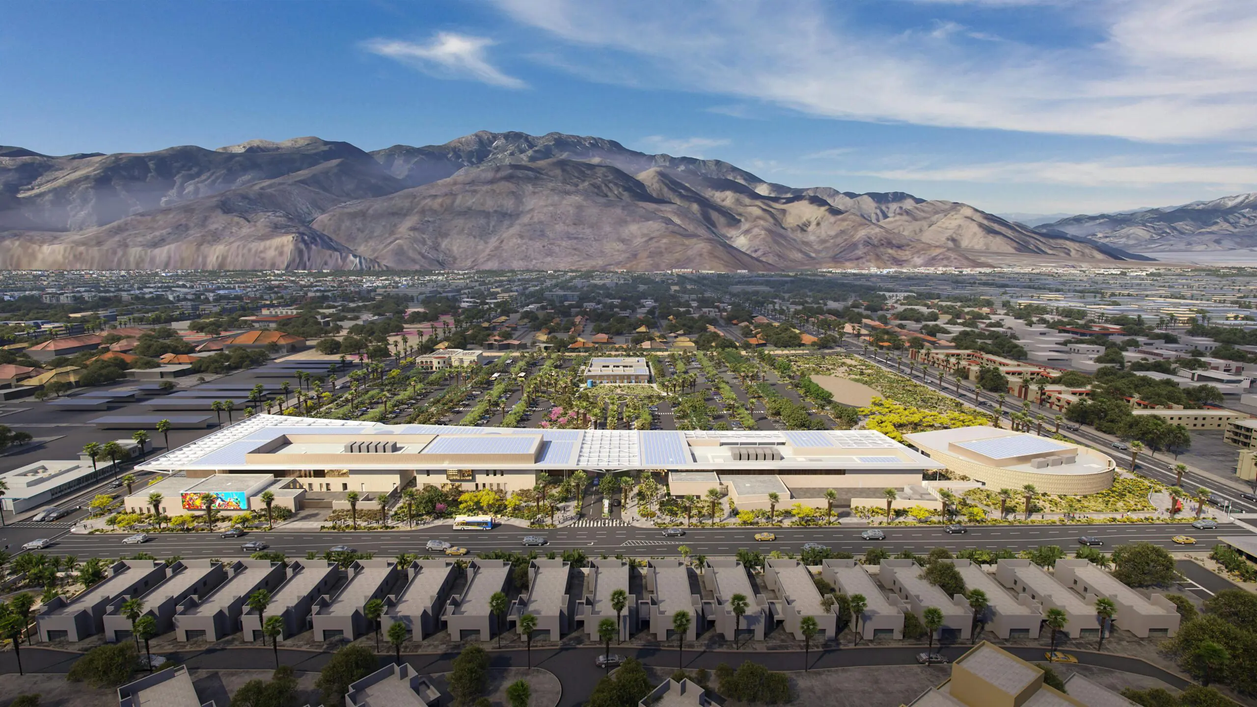 College of the Desert Birdseye View Render