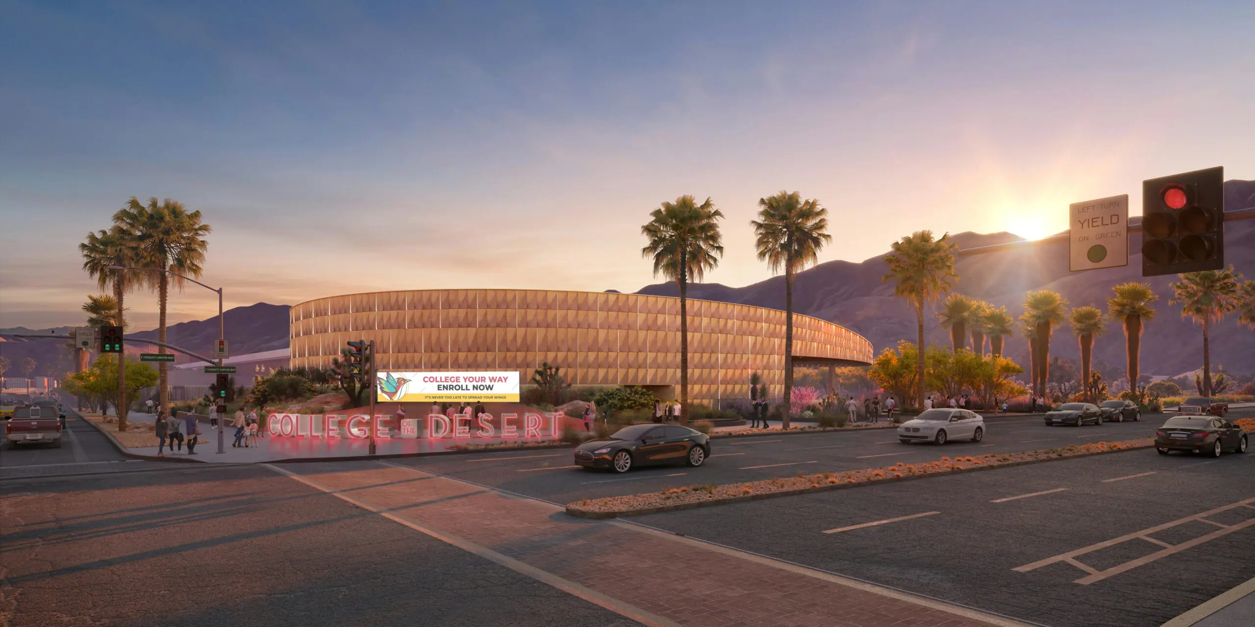 College of the Desert Street View Render