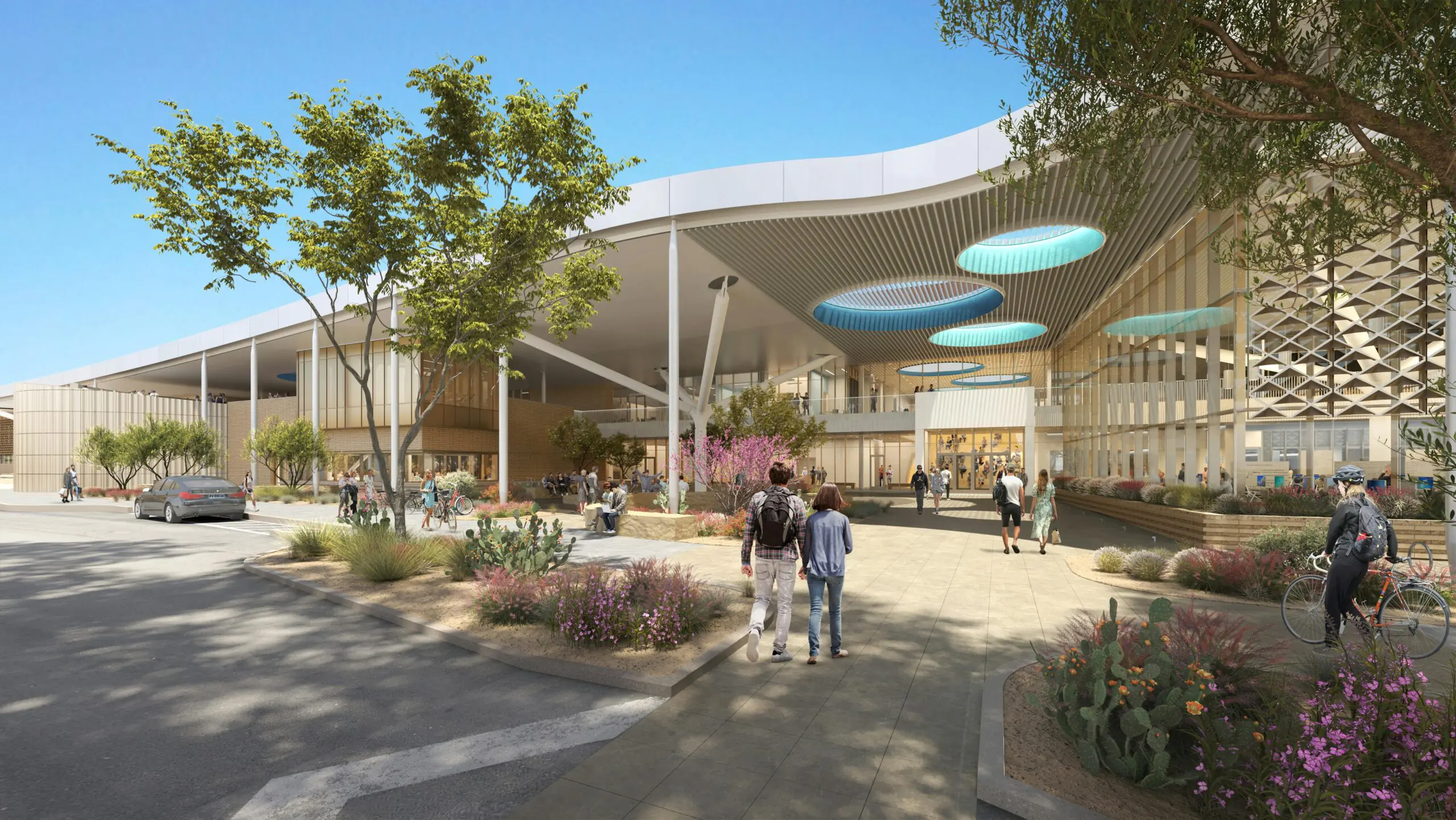 College of the Desert Walkway Render